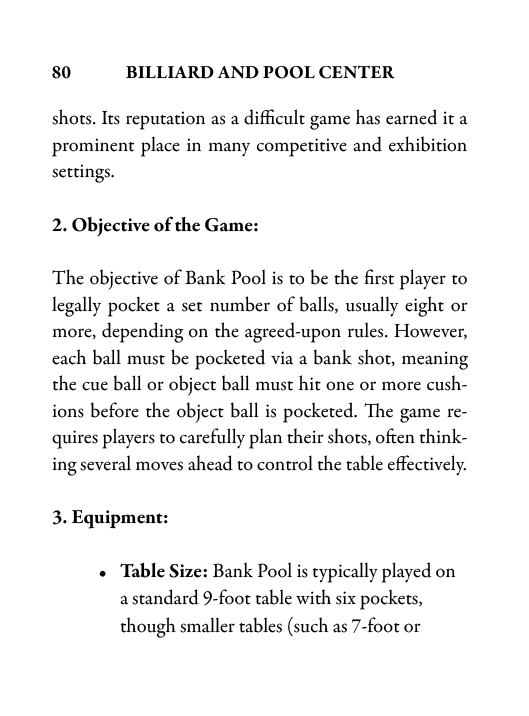 Billiards Handbook: Comparing 13 Games, Rules, Strategies, Equipment and Techniques - Billiard and Pool Center