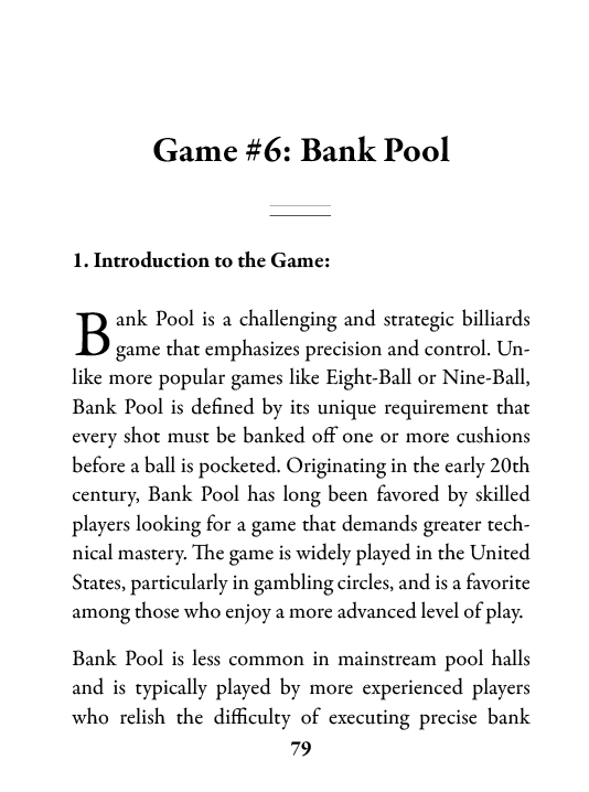Billiards Handbook: Comparing 13 Games, Rules, Strategies, Equipment and Techniques - Billiard and Pool Center