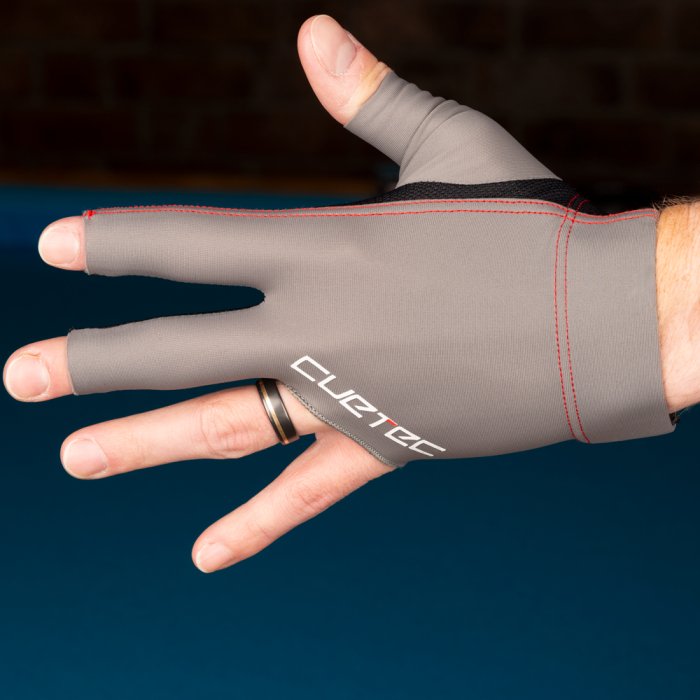 Cuetec Axis Glove Grey - Bridge Hand Left - Billiard and Pool Center