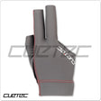 Cuetec Axis Glove Grey - Bridge Hand Right - Billiard and Pool Center