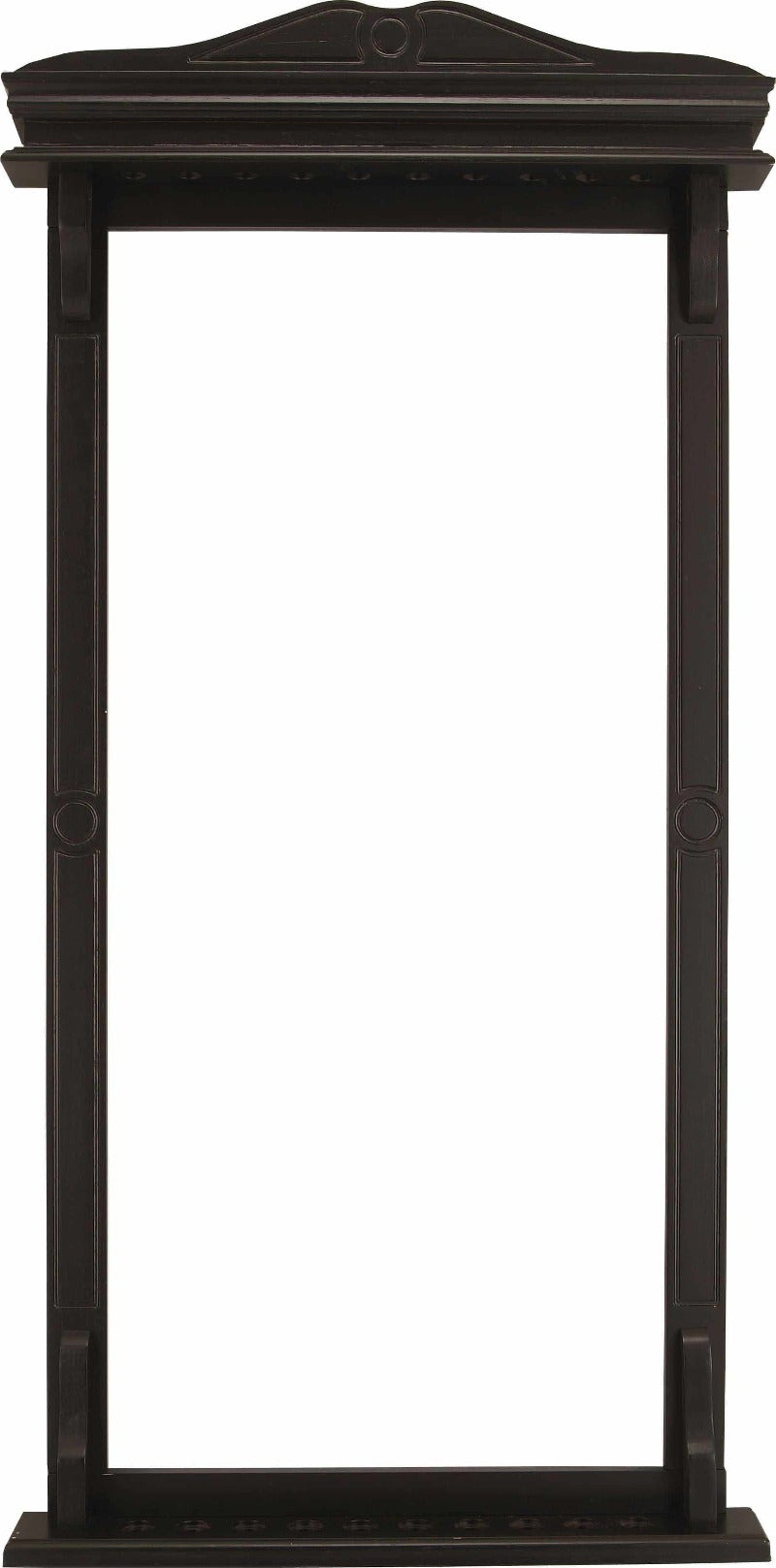 10 Cue Deluxe Wall Rack WR10 - Billiard and Pool Center