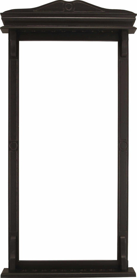 10 Cue Deluxe Wall Rack WR10 - Billiard and Pool Center