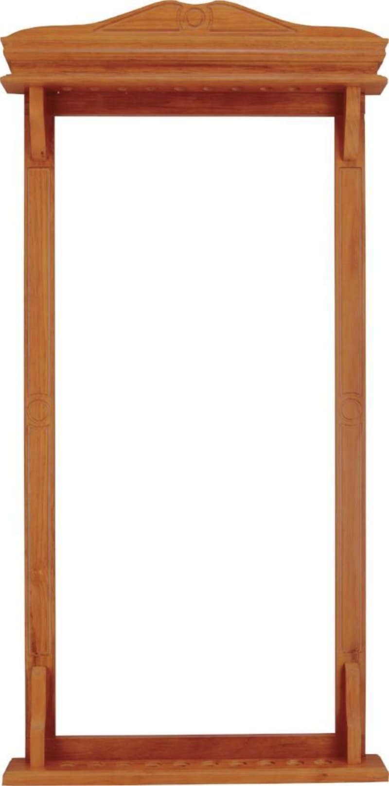 10 Cue Deluxe Wall Rack WR10 - Billiard and Pool Center