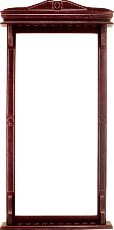 10 Cue Deluxe Wall Rack WR10 - Billiard and Pool Center