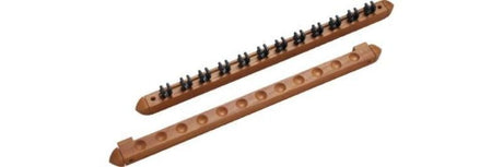 12 Cue Wall Rack w/ Clips WR2P12 - Billiard and Pool Center