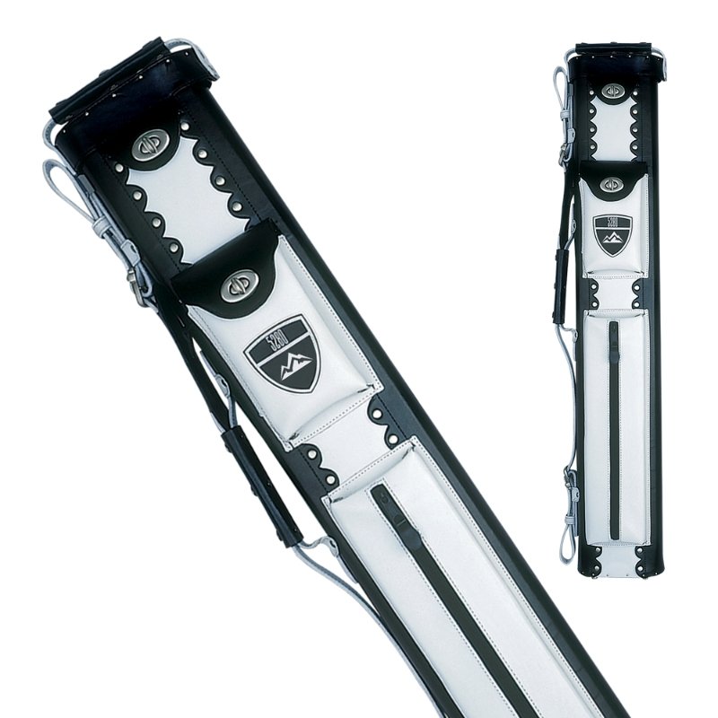 5280 RM24 2x4 Leather Hard Cue Case - White - Billiard and Pool Center
