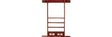 6 Cue Deluxe Wall Rack w/ Score Counter WRSC - Billiard and Pool Center