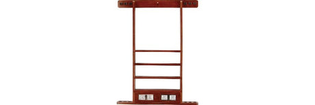 6 Cue Deluxe Wall Rack w/ Score Counter WRSC - Billiard and Pool Center