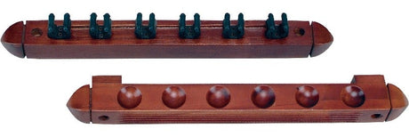 6 Cue Standard Clip Wall Rack WR6S - Billiard and Pool Center