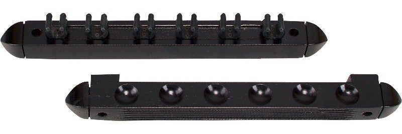 6 Cue Standard Clip Wall Rack WR6S - Billiard and Pool Center