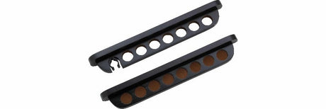 7 Cue Wall Rack w/ Bridge Clip WR7WC - Billiard and Pool Center