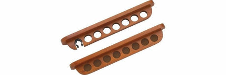 7 Cue Wall Rack w/ Bridge Clip WR7WC - Billiard and Pool Center