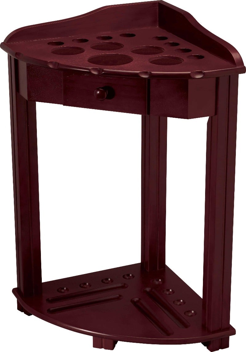 8 Cue Deluxe Floor Rack w/ Drawer FRH8 - Billiard and Pool Center