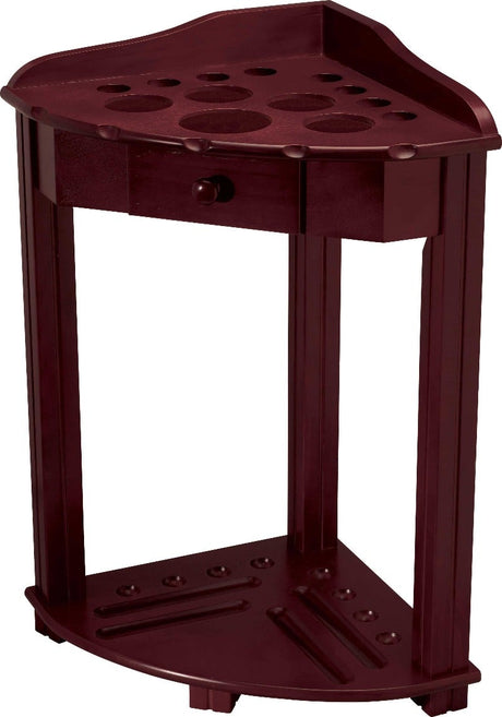 8 Cue Deluxe Floor Rack w/ Drawer FRH8 - Billiard and Pool Center