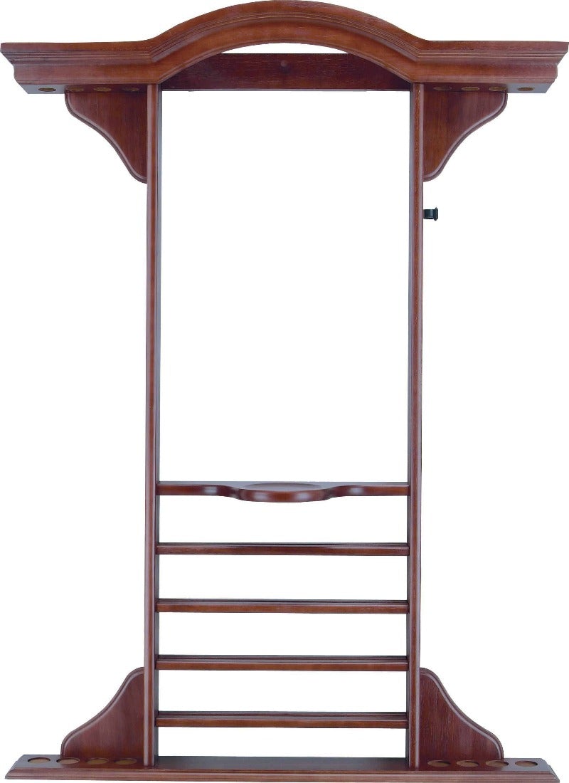 8 Cue Deluxe Wall Rack WR8 - Billiard and Pool Center