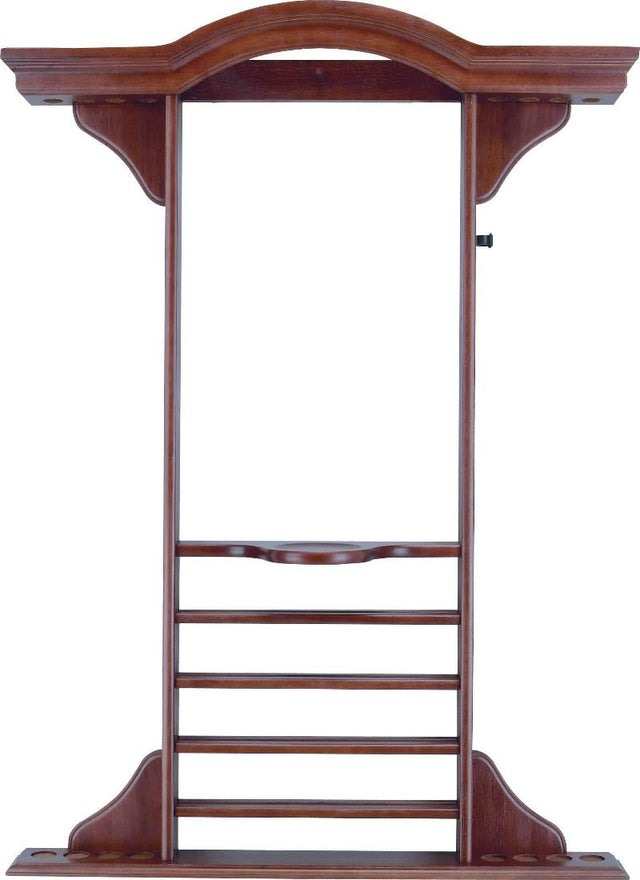 8 Cue Deluxe Wall Rack WR8 - Billiard and Pool Center