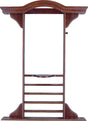 8 Cue Deluxe Wall Rack WR8 - Billiard and Pool Center