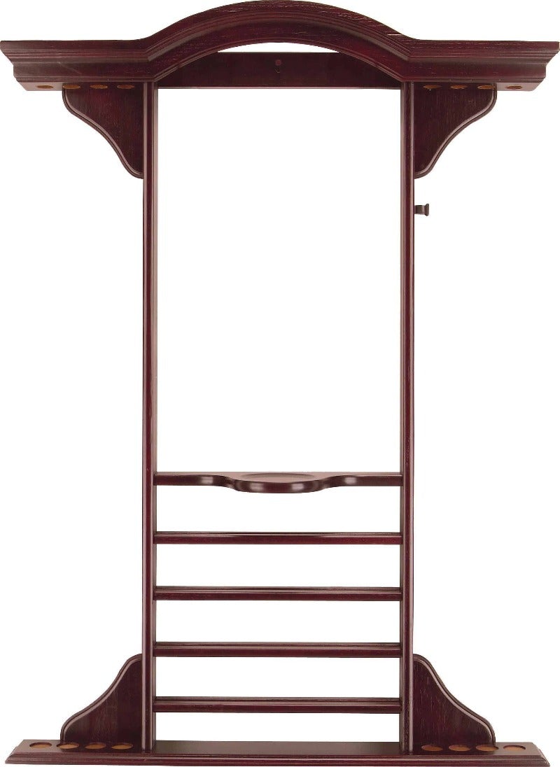 8 Cue Deluxe Wall Rack WR8 - Billiard and Pool Center