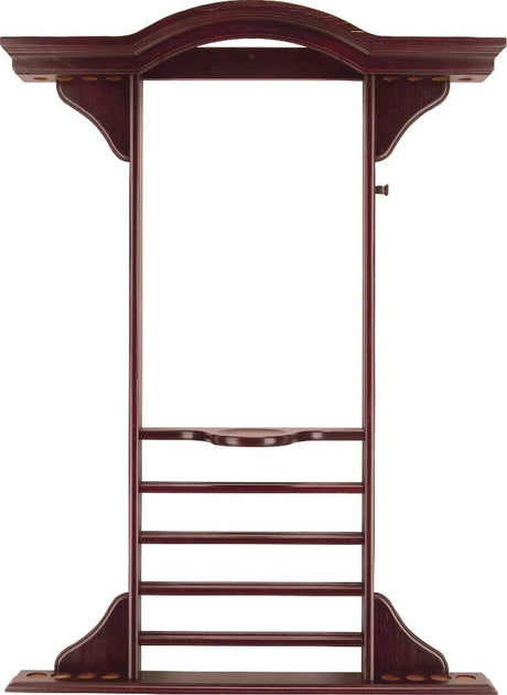 8 Cue Deluxe Wall Rack WR8 - Billiard and Pool Center