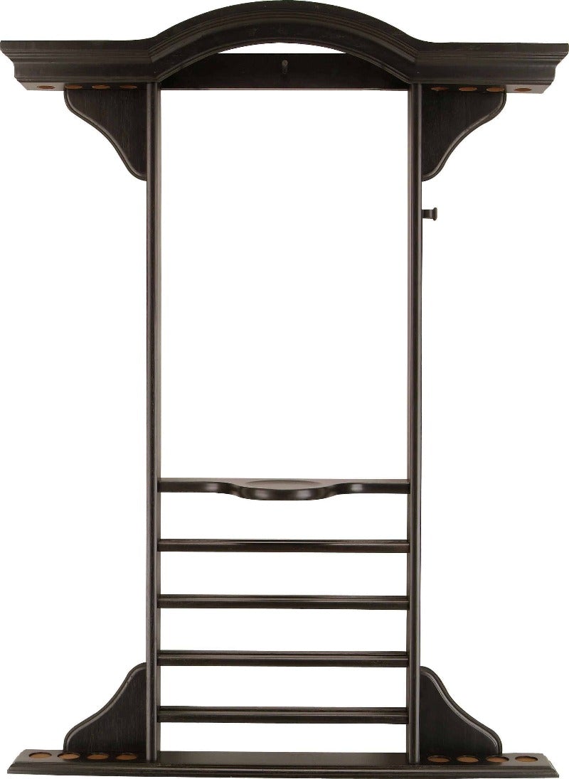 8 Cue Deluxe Wall Rack WR8 - Billiard and Pool Center