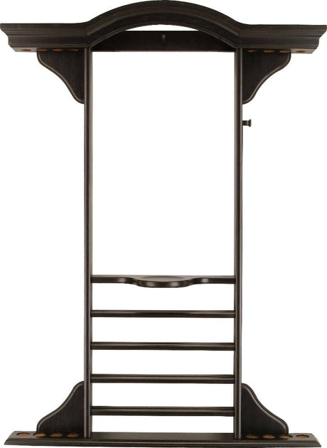 8 Cue Deluxe Wall Rack WR8 - Billiard and Pool Center