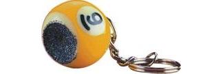 9-Ball Key Chain with Scuffer NI9SKR1 - Billiard and Pool Center