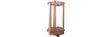 9 Cue FR9 Deluxe Oak Floor Rack FR9 - Billiard and Pool Center