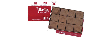 Master Chalk CHM Box of 12 - Billiard and Pool Center