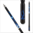 Stealth STH04 Pool Cue - Blue Flames - Billiard and Pool Center