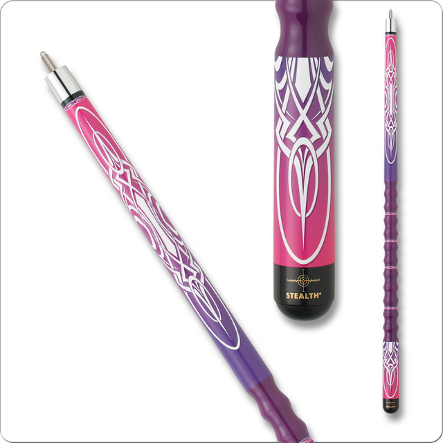 Stealth STH10 Pool Cue - Purple Haze Tribal - Billiard and Pool Center