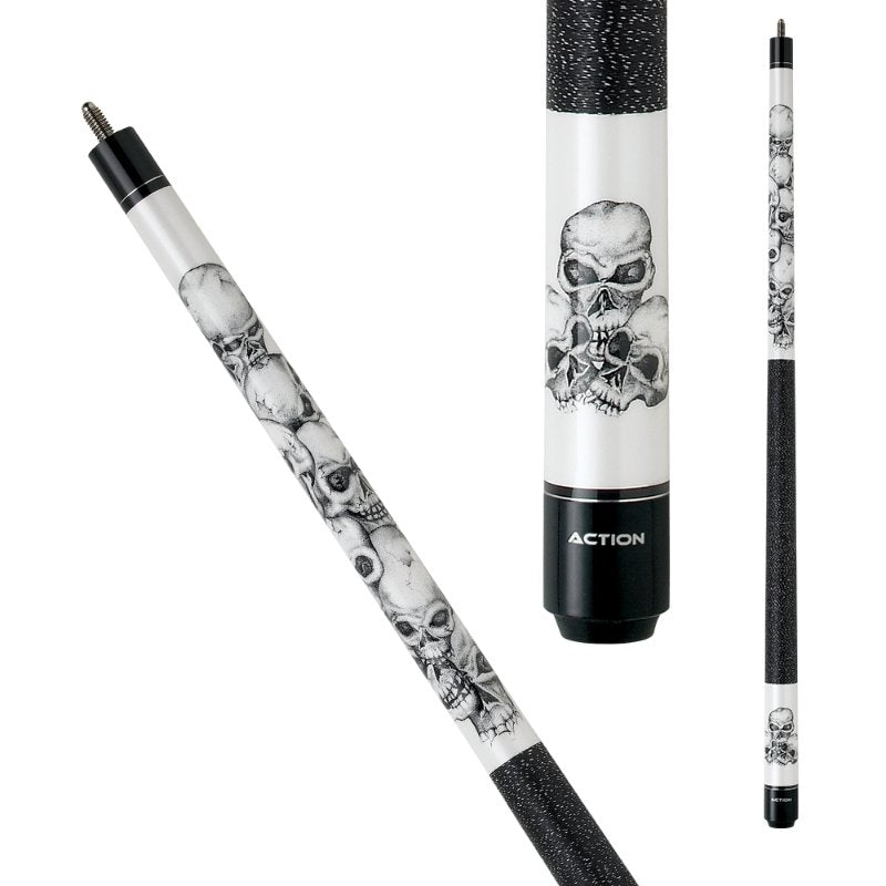 Action ADV60 Adventure Skulls Pool Cue - Billiard and Pool Center
