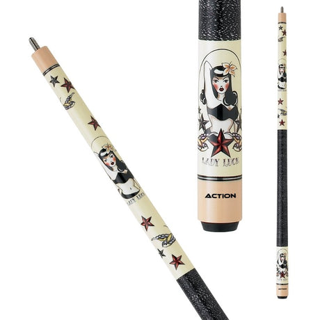 Action ADV81 Adventure Lady Luck Pool Cue - Billiard_And_Pool_Center