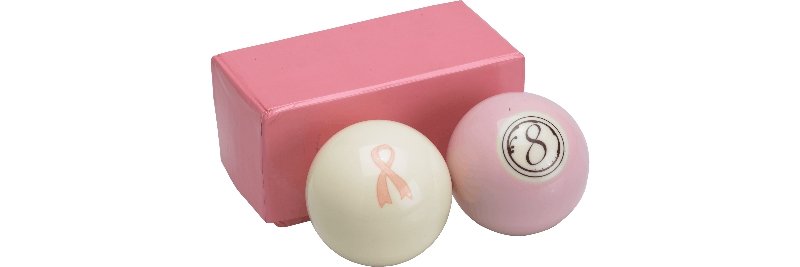 Action BBPINK Pink Ribbon Ball Set - Billiard and Pool Center