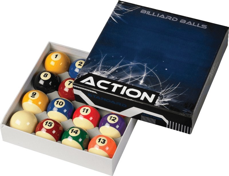 Action BBSTD Standard Ball Set - Billiard and Pool Center