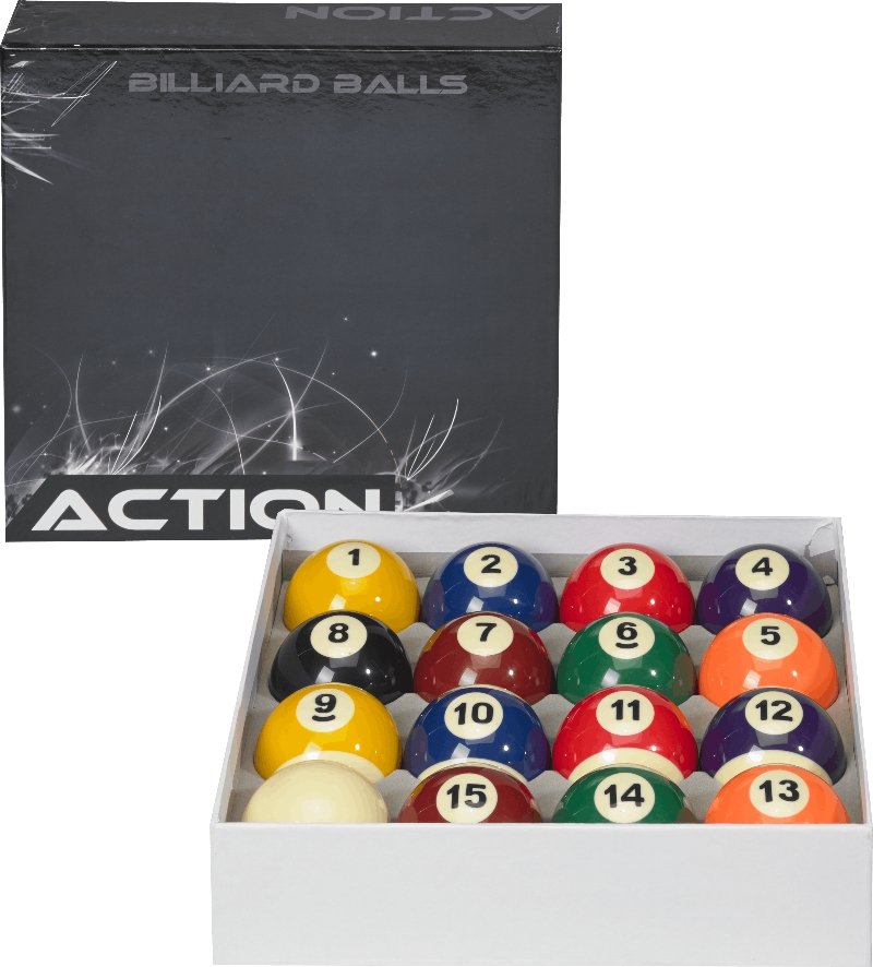 Action BBSTD Standard Ball Set - Billiard and Pool Center