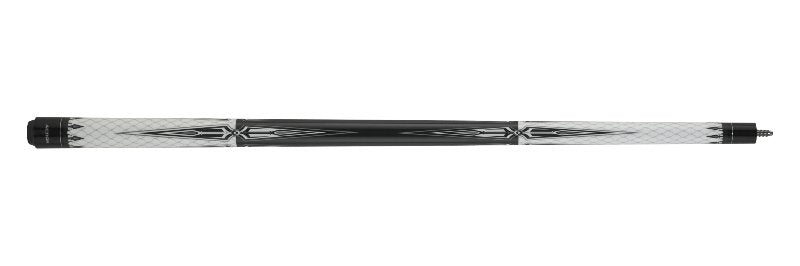Action BW17 Black and White Pool Cue - Billiard and Pool Center