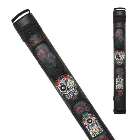 Action CALC22B Calavera 2x2 Stitch Hard Cue Case - Billiard and Pool Center
