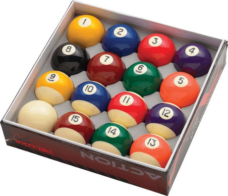 Action Deluxe BBDLX Ball Set - Billiard and Pool Center