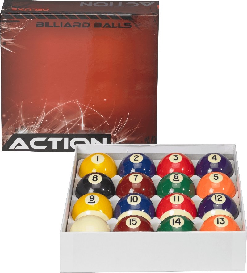 Action Deluxe BBDLX Ball Set - Billiard and Pool Center