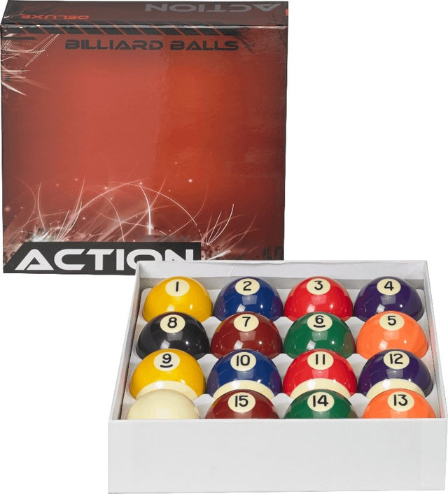 Action Deluxe BBDLX Ball Set - Billiard and Pool Center