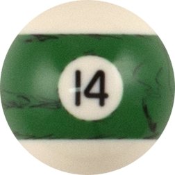 Action RBBM Black Marble Pool Replacement Ball - Billiard_And_Pool_Center