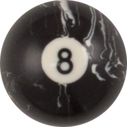 Action RBBM Black Marble Pool Replacement Ball - Billiard_And_Pool_Center