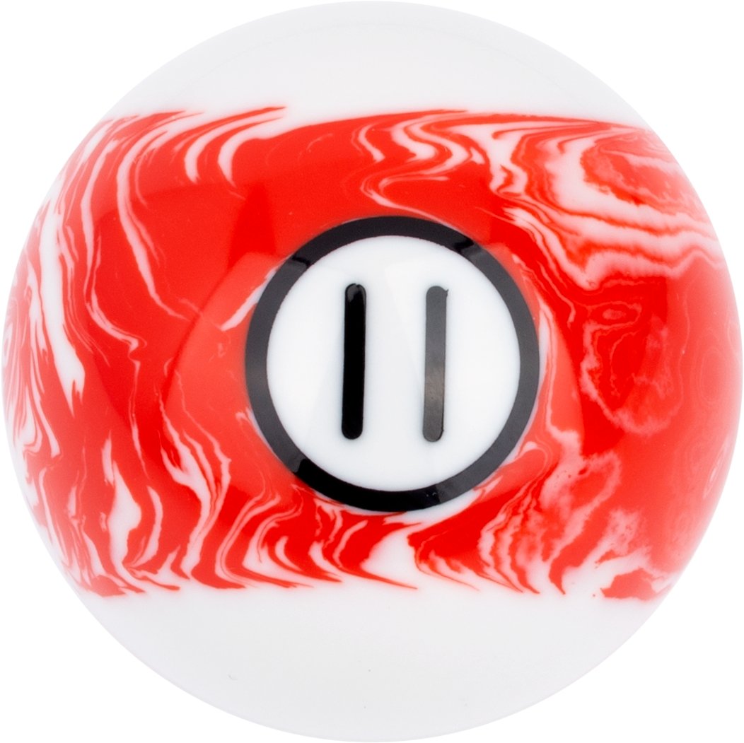 Action RBWM White Marble Pool Replacement Ball - Billiard and Pool Center