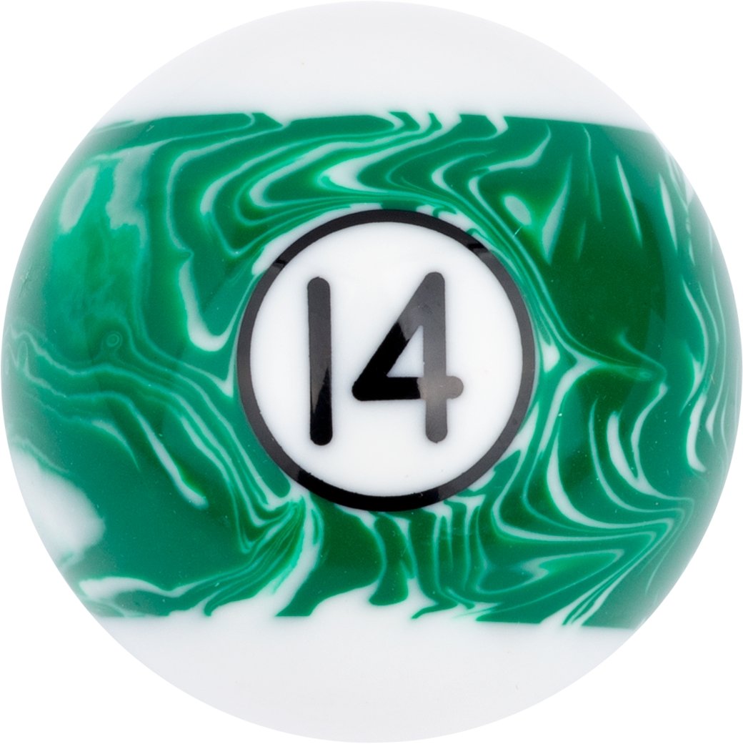 Action RBWM White Marble Pool Replacement Ball - Billiard and Pool Center
