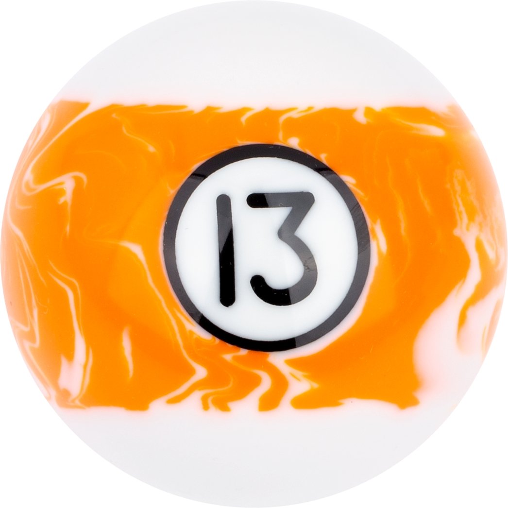 Action RBWM White Marble Pool Replacement Ball - Billiard and Pool Center