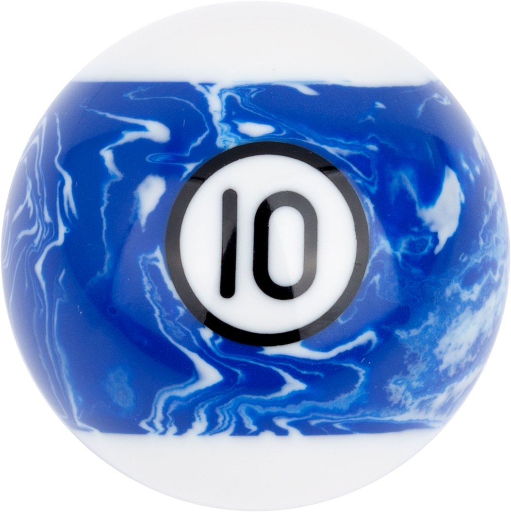 Action RBWM White Marble Pool Replacement Ball - Billiard and Pool Center