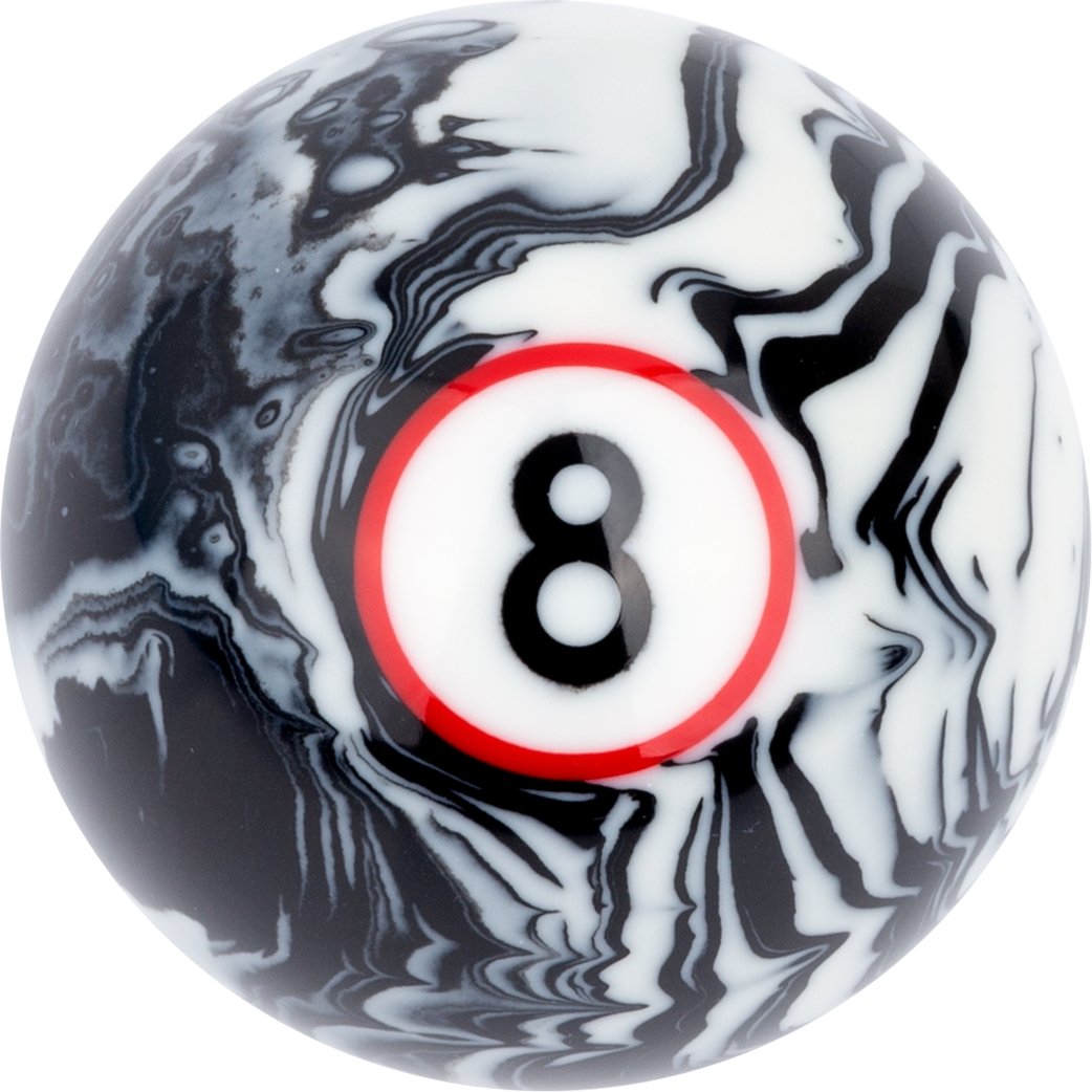 Action RBWM White Marble Pool Replacement Ball - Billiard and Pool Center