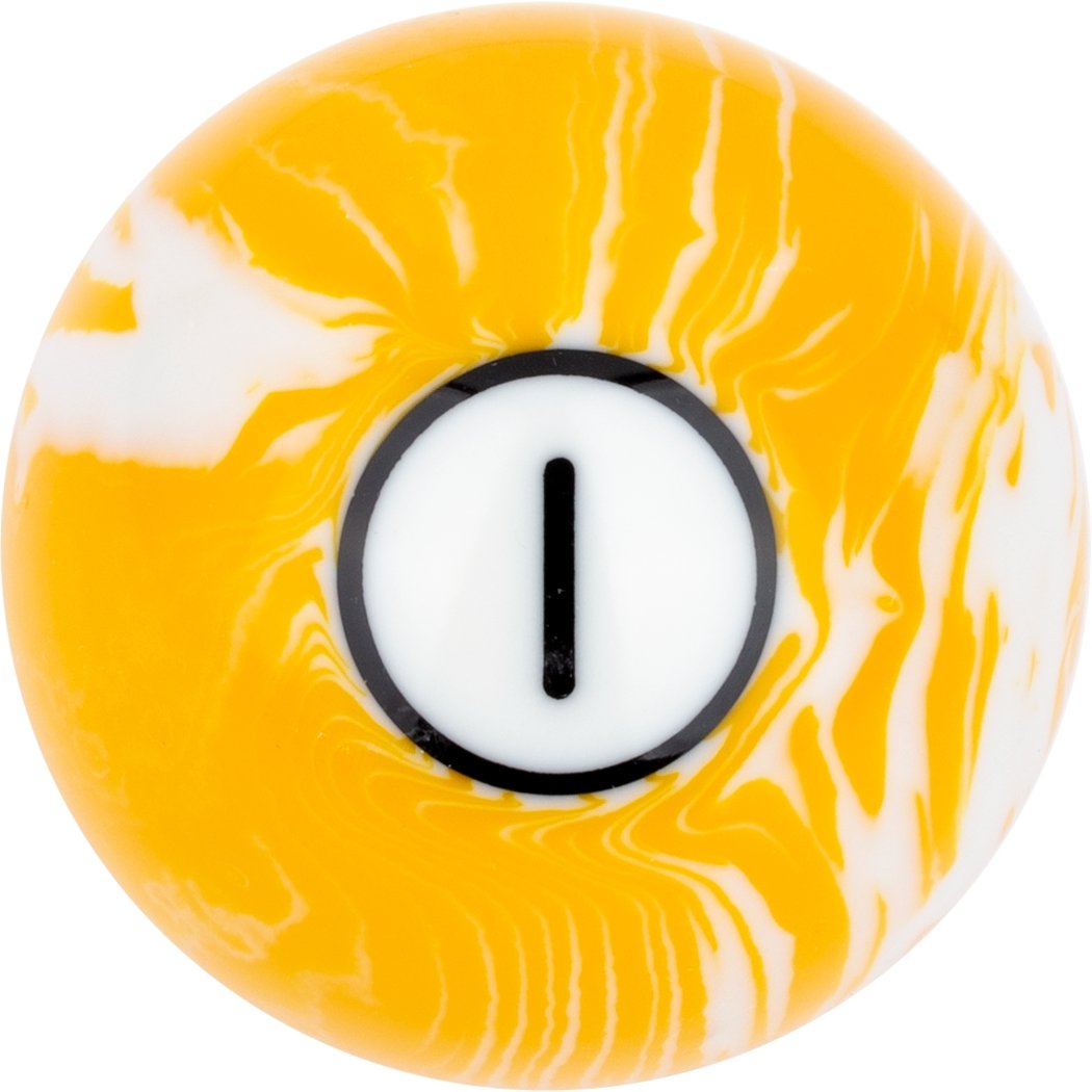 Action RBWM White Marble Pool Replacement Ball - Billiard and Pool Center
