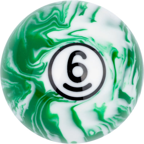 Action RBWM White Marble Pool Replacement Ball - Billiard_And_Pool_Center