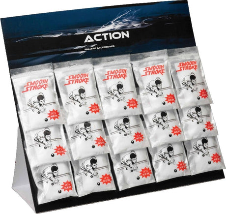 Action SPST15 Smooth Stroke Talc Card of 15 - Billiard and Pool Center